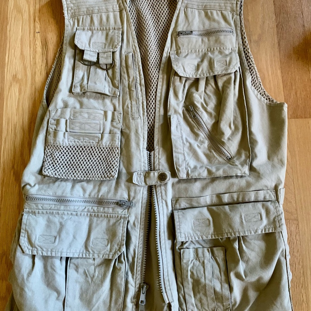 Vintage Banana Republic Utility Vest, size small